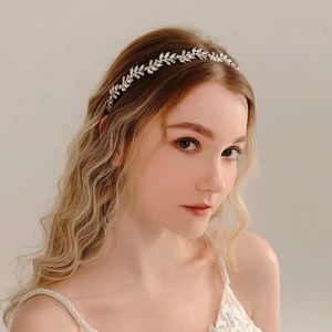 Bridal HeadBand | Silver Hair Accessories | Hair Wedding| Prom Hairband